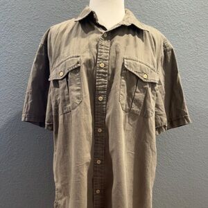 Olive Green Buttondown